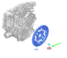 FORD KUGA MK3 Boulon de volant moteur F1FG-6379-AB 1863272 NOUVEAU ORIGINE