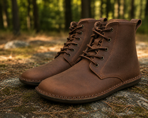 Bottes pieds nus cuir - nus,