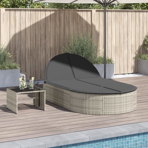 Chaise longue double avec - double,