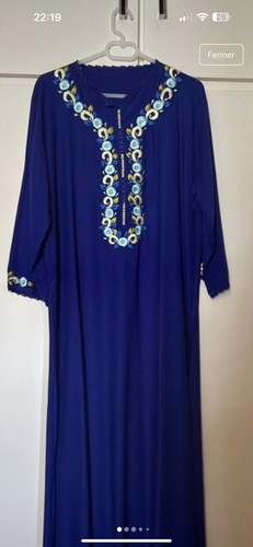 Gandoura marocaine brodé - gandoura,
