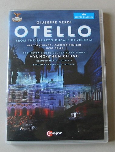 Dvd otello giuseppe verdi - otello,
