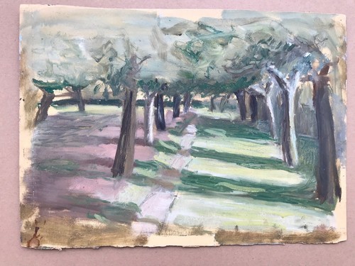 Tableau ancien peinture huile - peinture,