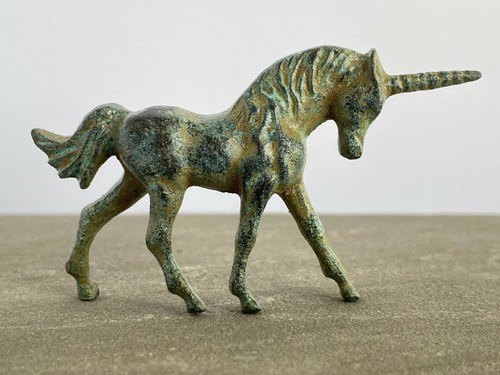 Statue licorne - licorne, (bronze)