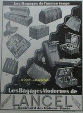 PUBLICITE LANCEL BAGAGE