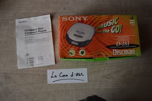 Boite notice sony - notice, discman