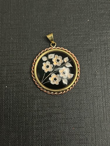 Ancien pendentif lucite plexi - ancien,