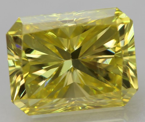 Cert carat diamant - 1,10, jaune