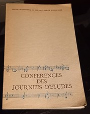 Livre Festival international du son haute fidélité stéréophonie. 1968