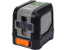 Laser à lignes croisées vert jusqu'à 30 m, auto-nivelant avec support