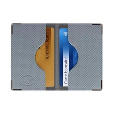 ® Etui 2 Cartes bancaires blindé Anti-RFID - Fabrication française - Protecti...
