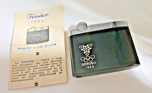 Vintage briquet gaz feudor - vintage,