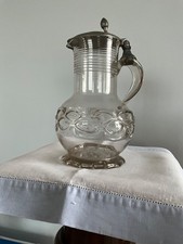 pichet broc en verre ancien