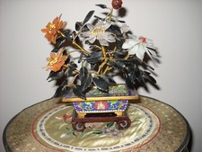 CLOISONNE POT JARDINIERE ARBRE