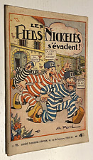 RARE : LES PIEDS NICKELES s'évadent N°15 - Edition Originale 1937 - Bel Etat.