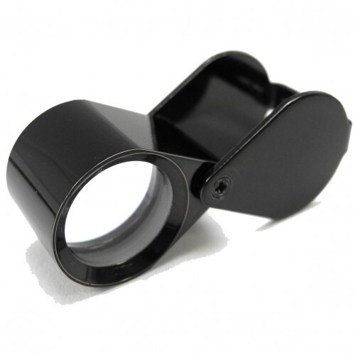 Loupe noir glossy - glossy, 10x