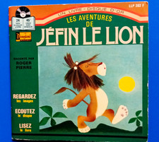 Livre disque  45 TOURS -Les Aventures de Jefin  le lion
