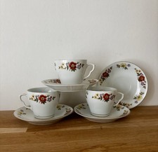 Vintage Lot De 3 Tasses Et 4