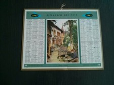 ?ALMANACH DES PTT - CALENDRIER  1963 - VIOLON D'INGRES ??