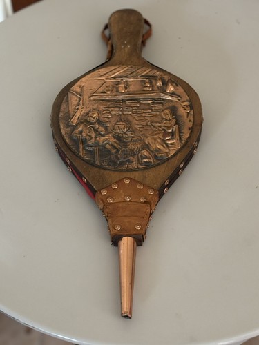 Ancien soufflet cheminée - ,