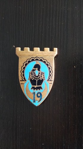 Ww2 insigne rg régiment - 19°,