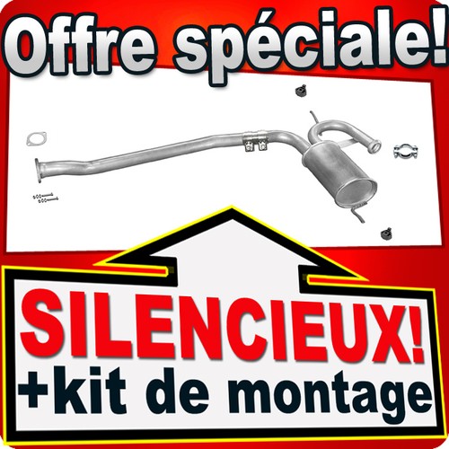 Silencieux intermédiaire pour - intermédiaire,
