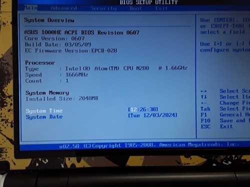 Asus eee 1000he - eee, pc