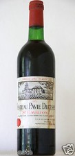 vin Bordeaux Chateau PAVIE DECESSE 1975 Saint Emilion GCC bouteille 75cl wine