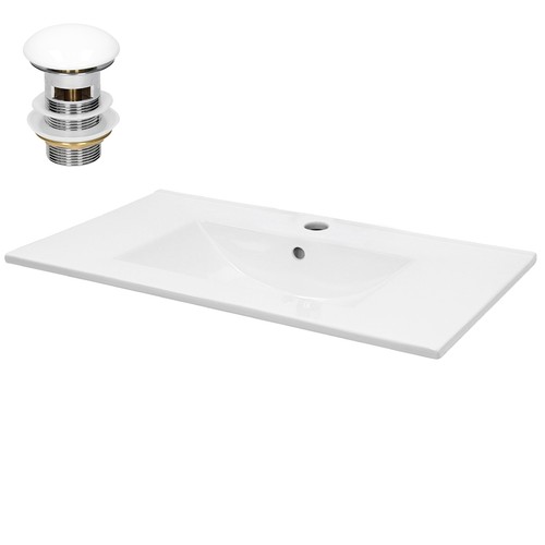 Lavabo céramique blanc - céramique,