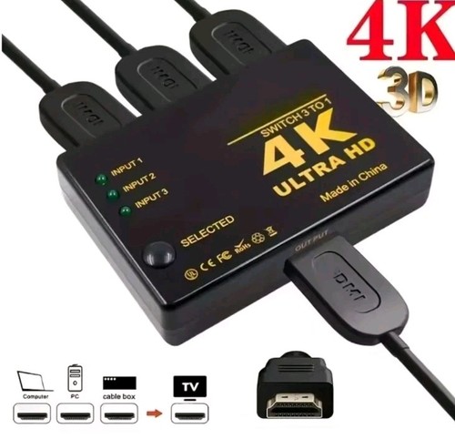Switch hdmi 3x1 splitter - 3x1,