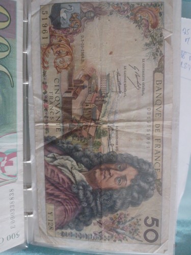 Billet francs racine - billet, 50