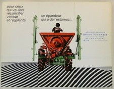 prospectus brochure épandeur NODET GOUGIS tracteur tractor traktor prospekt