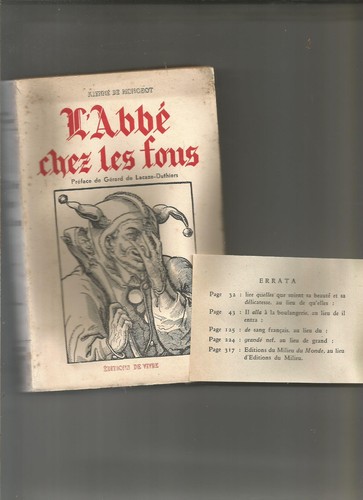 Abbé chez les fous kienné - l'abbé,