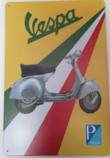 Metal Sign vintage Vespa