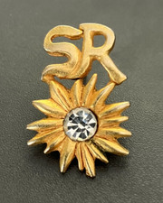 111 -  Pin's RARE Bijou Miroir Oeil de Sorcière - SONIA RYKIEL Mode Collection