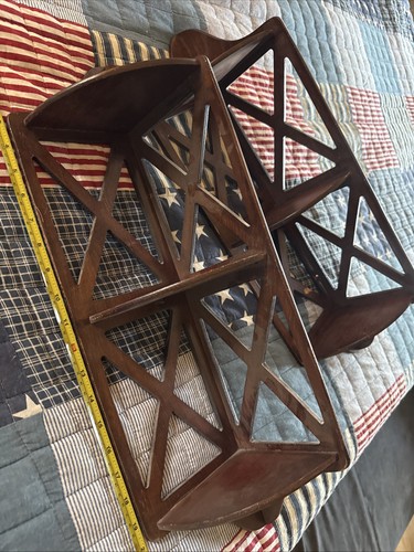 Vintage set wood corner 3 - wood,