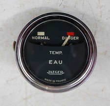 ancienne jauge cadran temperature eau JAEGER 12  volts vehicule ancien