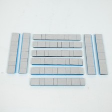 Lot de 10 barrette de masse ou plomb autocollant d'équilibrage pour roue de moto