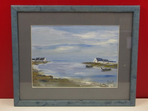 Aquarelle signée goff - signée, le