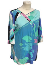 Splendide et original top VINTAGE Léonard Taille 38/40