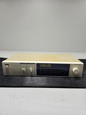 Sanyo JT 220L Tuner Stéréo – Unité Radio Vintage Jaunie Utilisée En Bon État