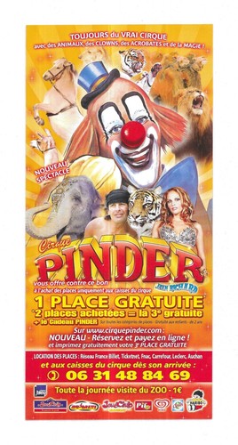 Flyer cirque pinder - cirque,