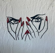 Art Mural Femme Onglerie -