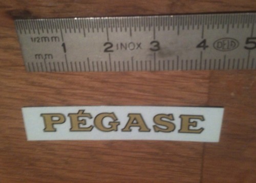 Transfert logo pegase - "pegase", pour