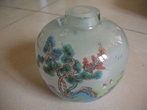 Ancien pot tabatière chinoise