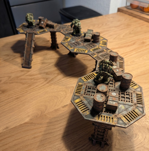 Décor wargame plateformes
