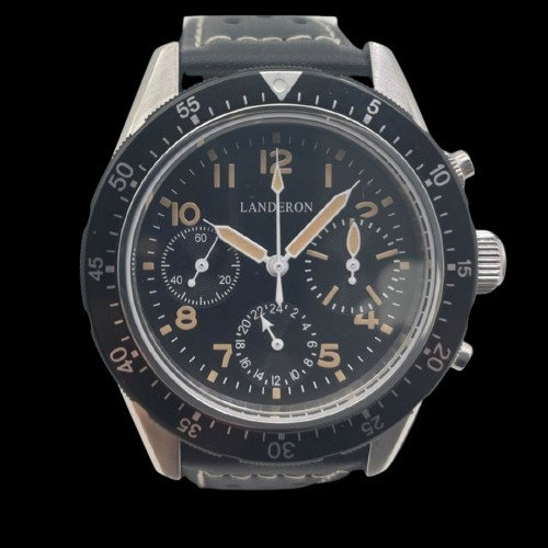 Landeron chronographe pilote - landeron,