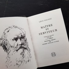 Léon Tolstoï Maître Et Serviteur Mermod Mini Livre