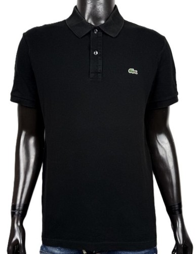 Polo homme noir - , piqué