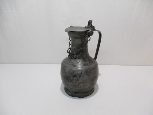 Ancien grand pichet etain - pichet,