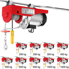 VEVOR 100-1200kg Treuil à Câble Électrique Palan Électrique Treuil+Télécommande